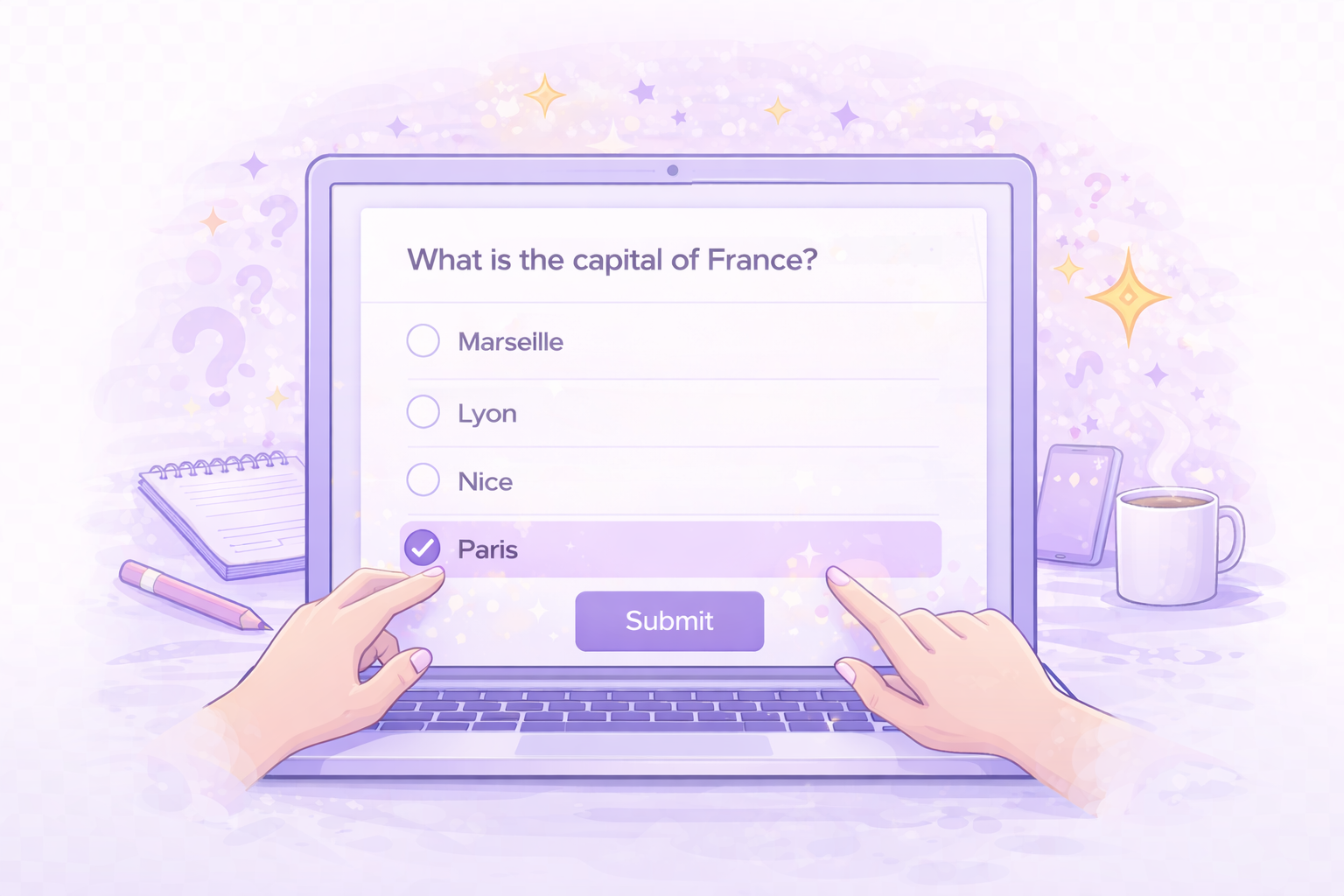 answer questions